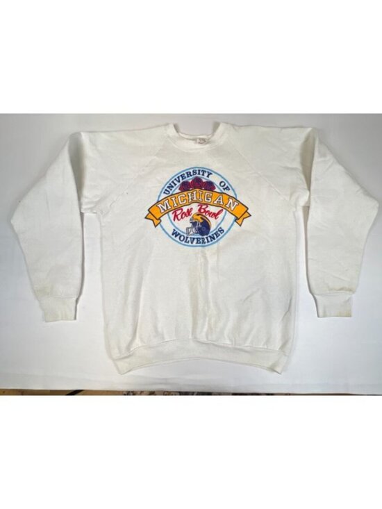 Fruit of the Loom Other - Vintage University of Michigan Rose Bowl Sweatshirt Size XL Made in USA